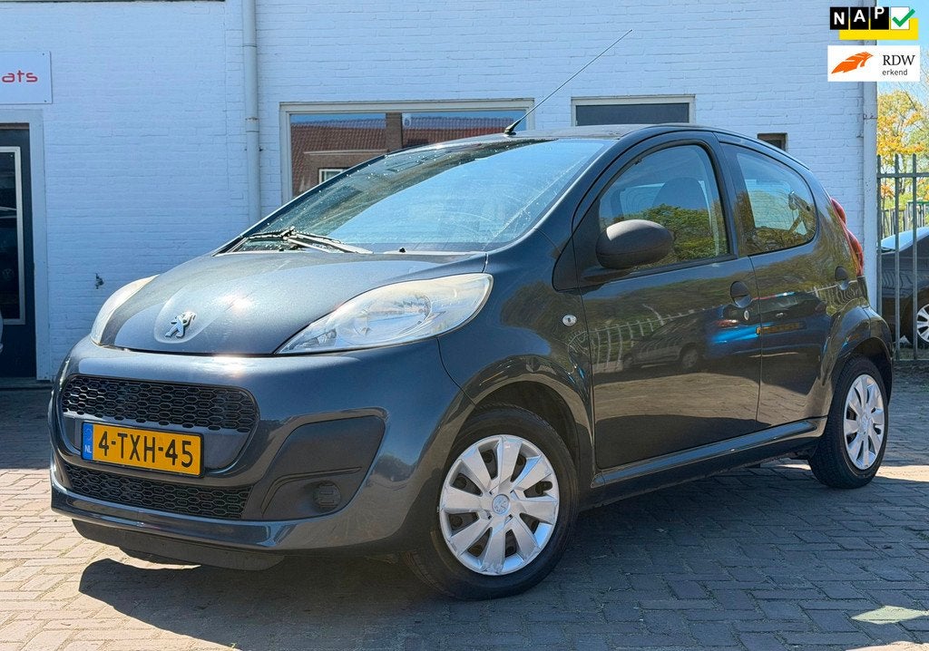 Peugeot 107 1.0 Airco 5-deurs, Voorwielaandrijving, Euro 5, Gebruikt, Zwart