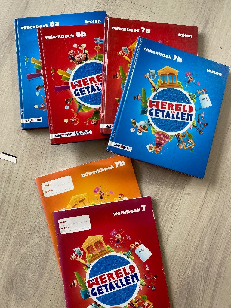 Wereld in getallen rekenboek, Ophalen, Gelezen, Overige niveaus