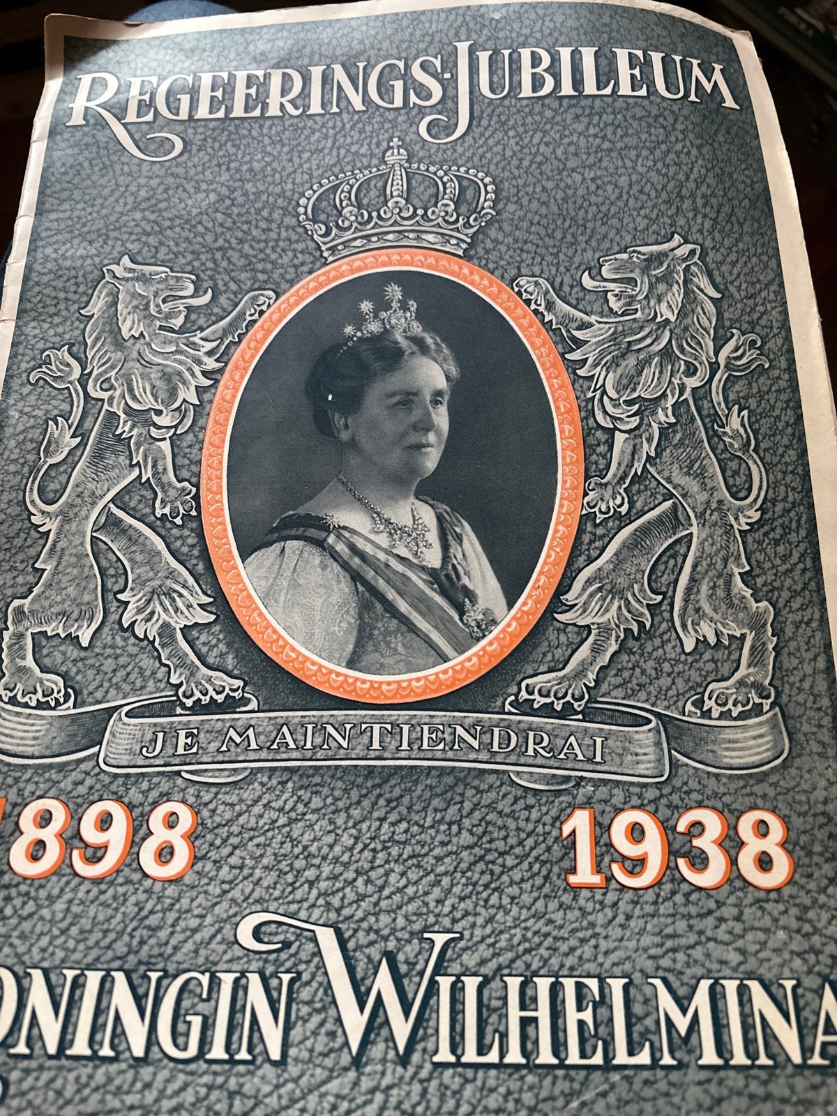 Regeringsjubileum Koningin Wilhelmina 1898-1938, Verzamelen, Ophalen of Verzenden, Gebruikt, Nederland, Overige typen