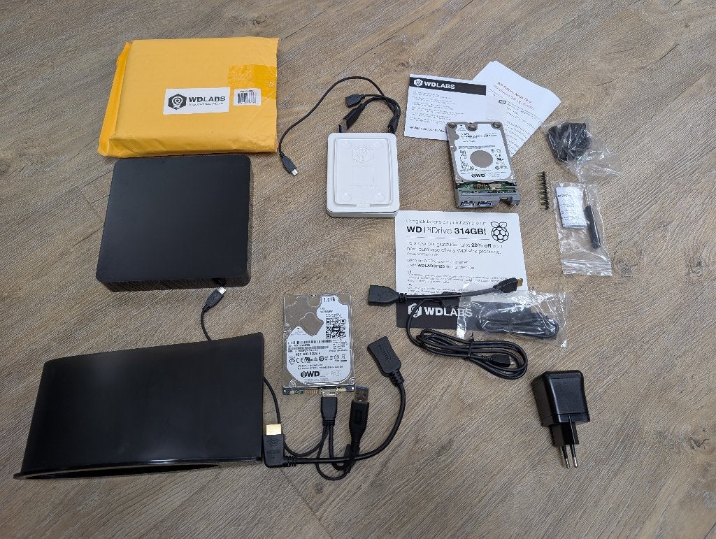 Raspberry Pi - Zeldzame WDLabs PiDrive Verzamelaars Set, Hobby en Vrije tijd, Ophalen of Verzenden, Zo goed als nieuw