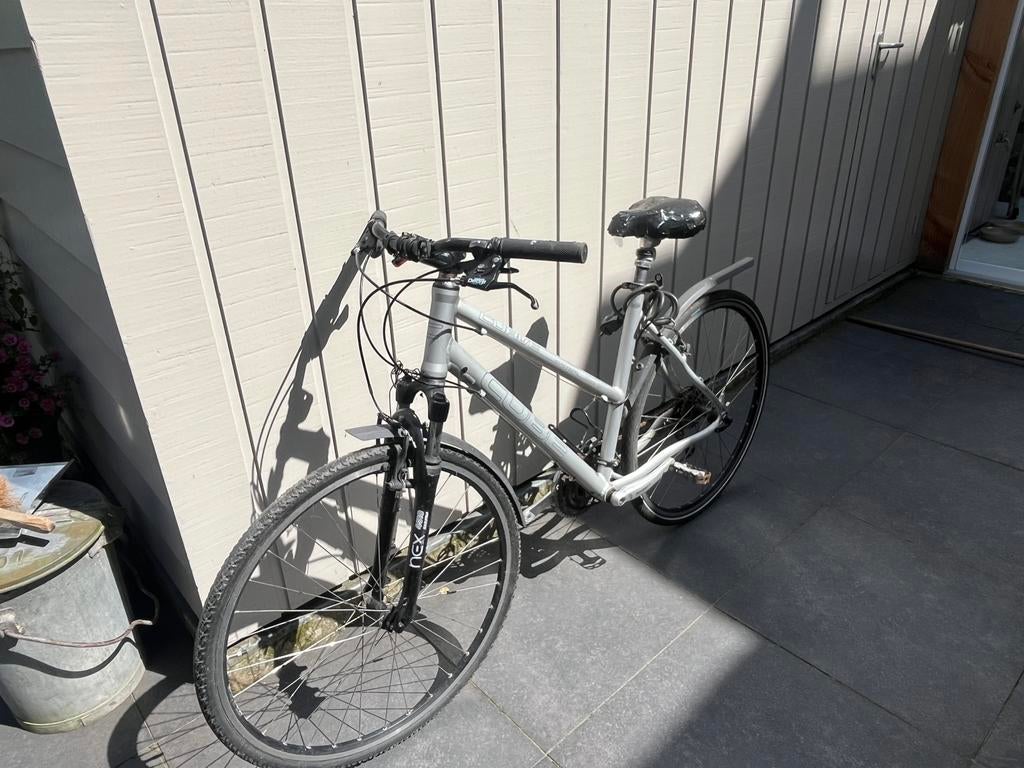 Sportieve fiets racefiets Cube grijs zwart, Ophalen of Verzenden, Gebruikt, Cube