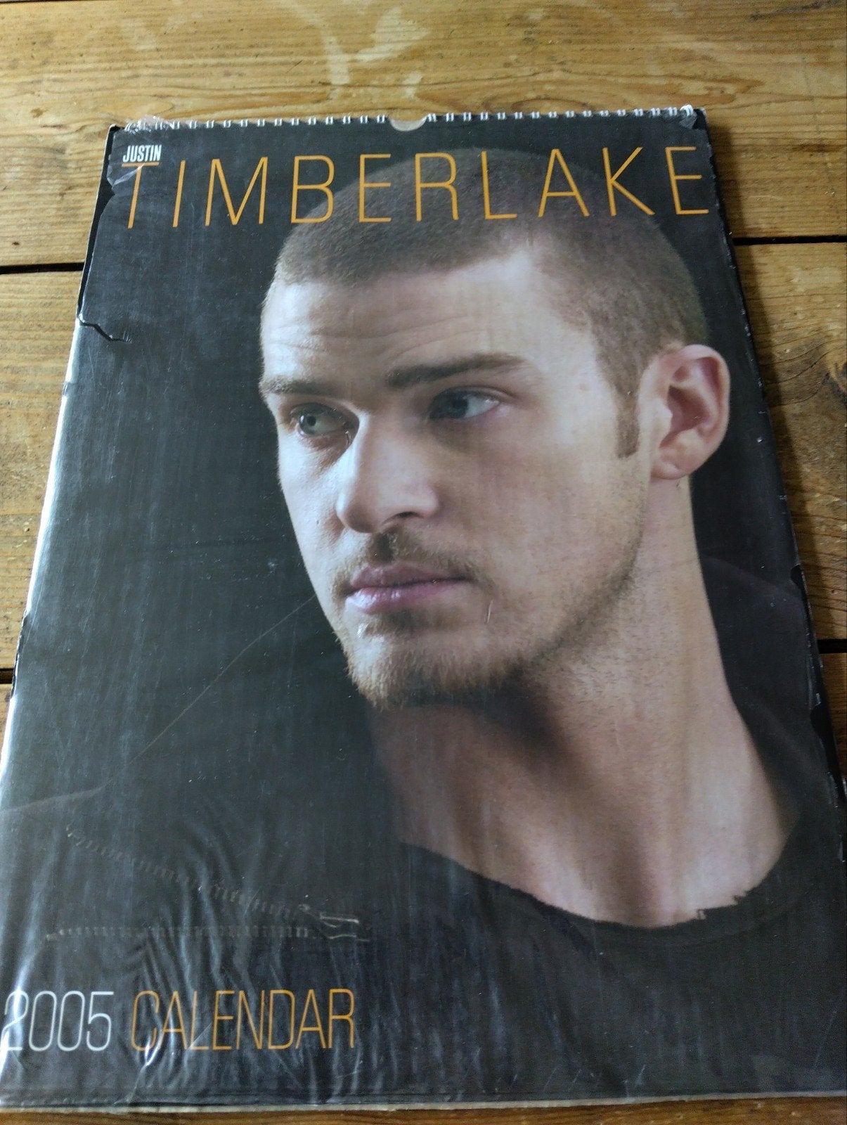 Justin Timberlake kalender 2005 Nieuw in seal., Ophalen of Verzenden, Maandkalender, Nieuw