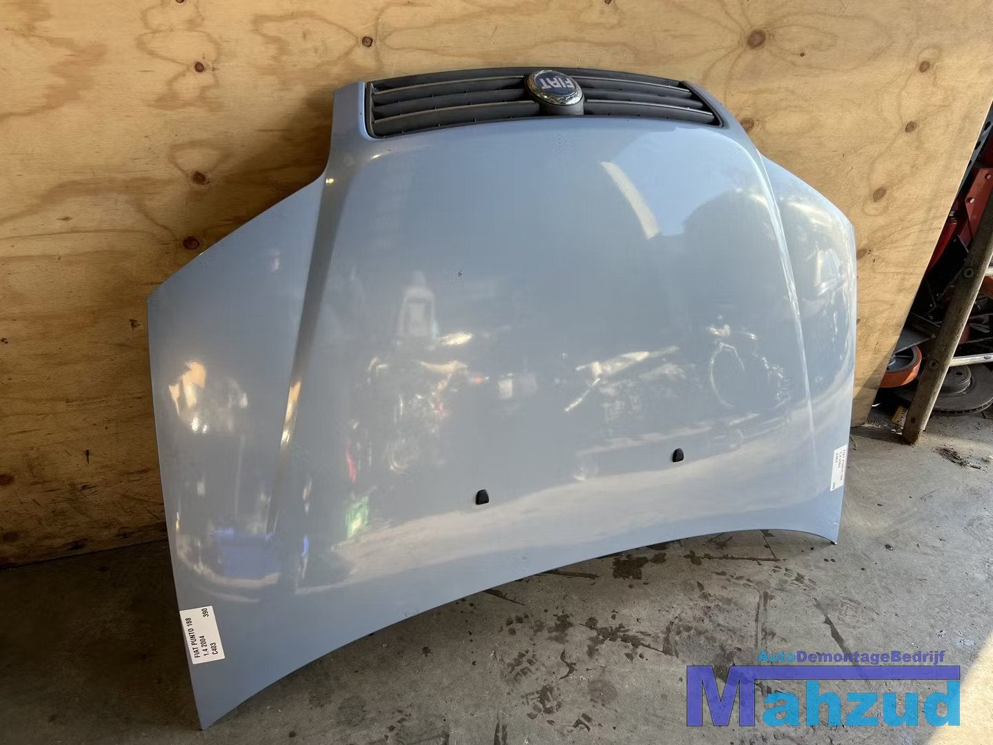 FIAT PUNTO 2 188 blauw motorkap 2002-2005, Auto-onderdelen, Gebruikt, Stellantis Europe S.p.A., Ophalen of Verzenden, Info@stellantis.com