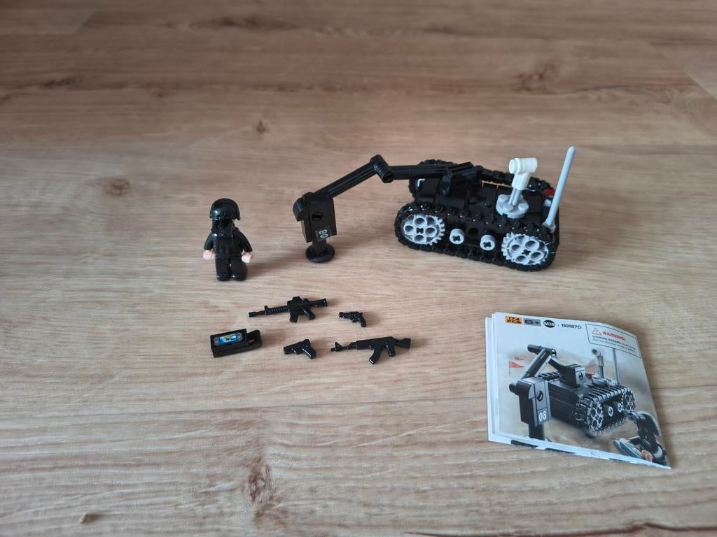 Sluban Army Mijnenveger 8-in-1 M38-B0587D, Ophalen of Verzenden, Zo goed als nieuw
