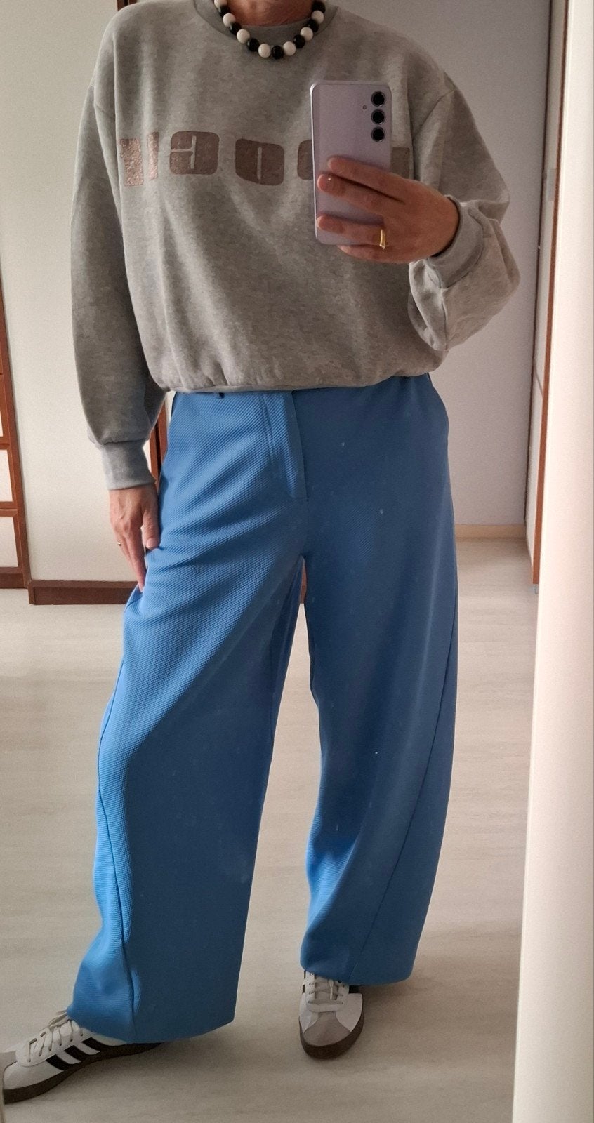 Nieuwe Pom Amsterdam Barrel Broek - Maat 38(M), Kleding | Dames, Maat 38/40 (M), Blauw, Nieuw, Ophalen of Verzenden