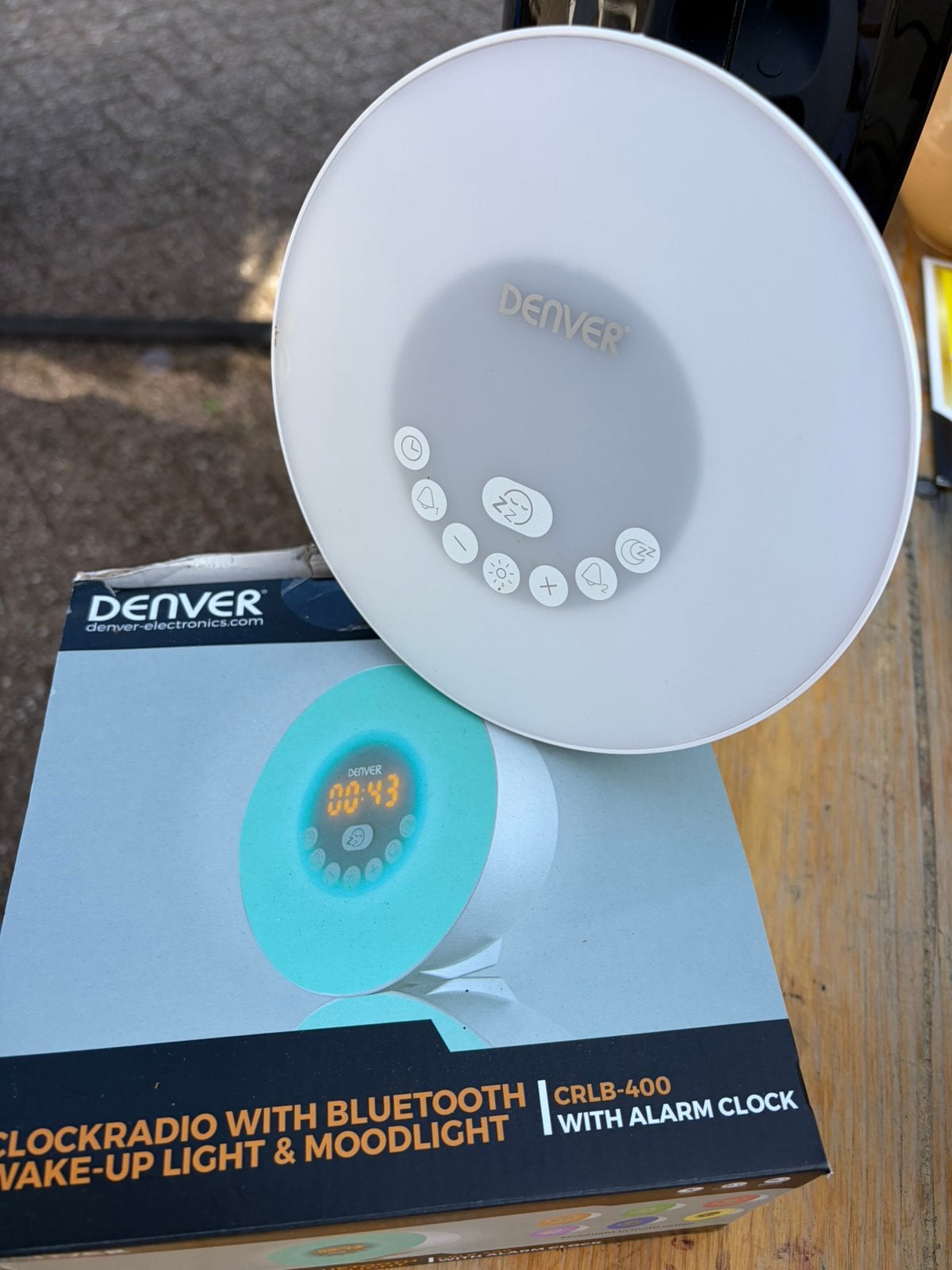 Wake-up light wekker , merk Denver, Ophalen, Nieuw