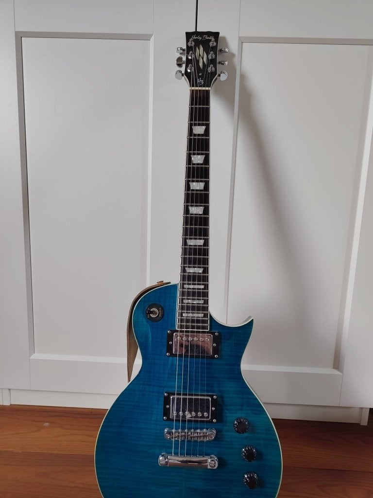 Harley Benton SC-custom line met originele Gibson pickups, Ophalen, Gebruikt, Solid body, Overige merken