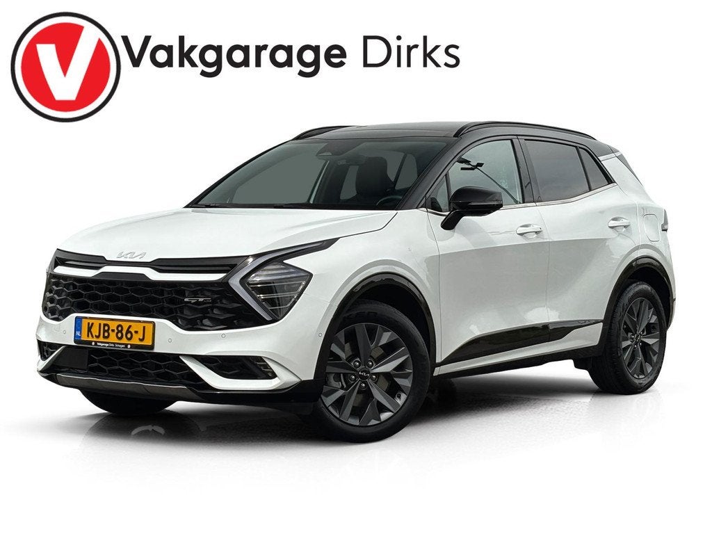 Kia Sportage 1.6 T-GDi Hybrid HEV GT-PlusLine  Pano  H, Auto's, Kia, Stof, Gebruikt, Euro 6, 4 cilinders