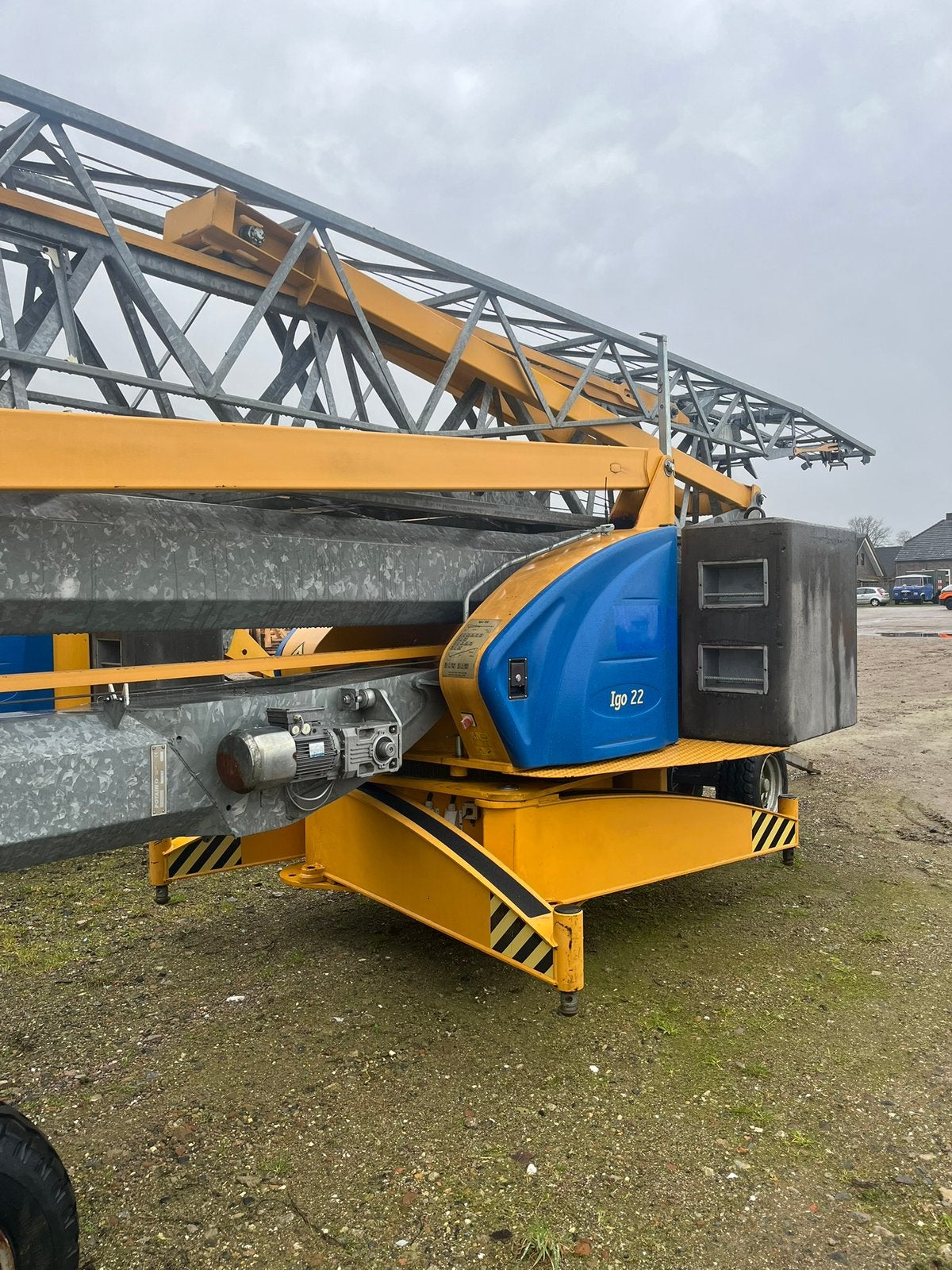 1x Potain igo 22 28m snelmontagekraan 10 ton meter bouwkraan, Ophalen of Verzenden
