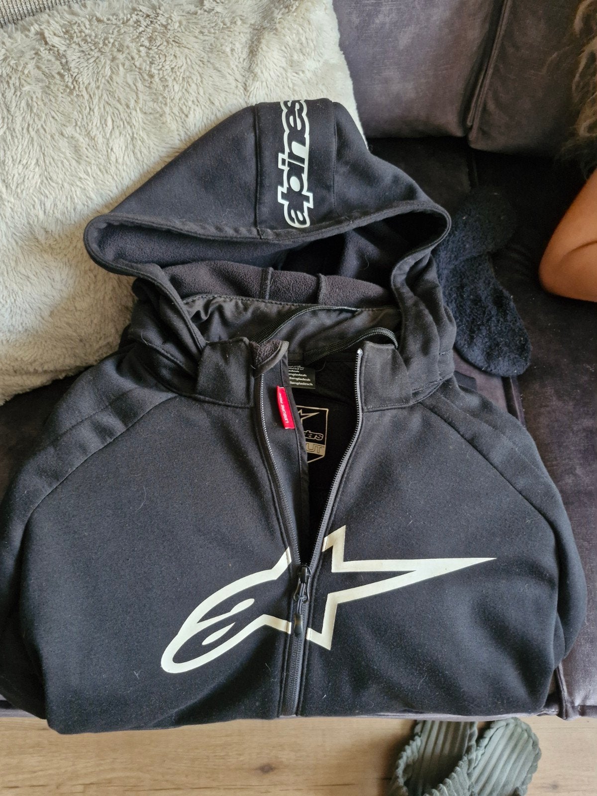 Alpinestars Rideout Hoodie Motorjas Maat L, Motoren, Kleding | Motorkleding, Jas | textiel, Heren, Ophalen of Verzenden, Alpinestars