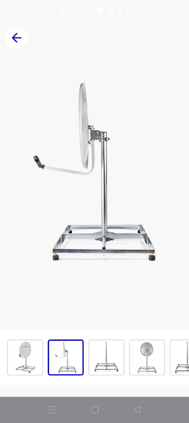 Schotelantenne 1 meter met digitaal oog (gratis af te halen), Audio, Tv en Foto, Ophalen of Verzenden
