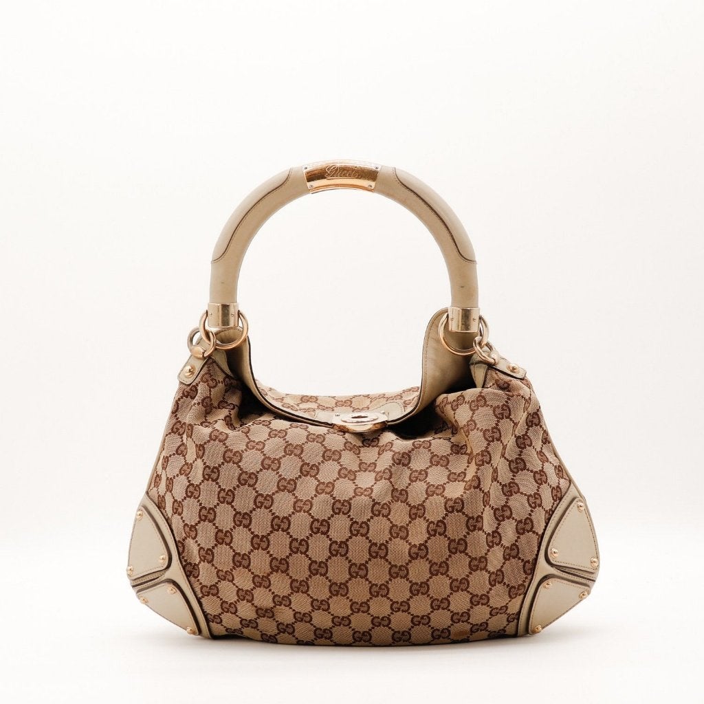 Gucci Indy 41x32x17 cm hobotas, Verzenden, Gebruikt, Zwart, Overige typen
