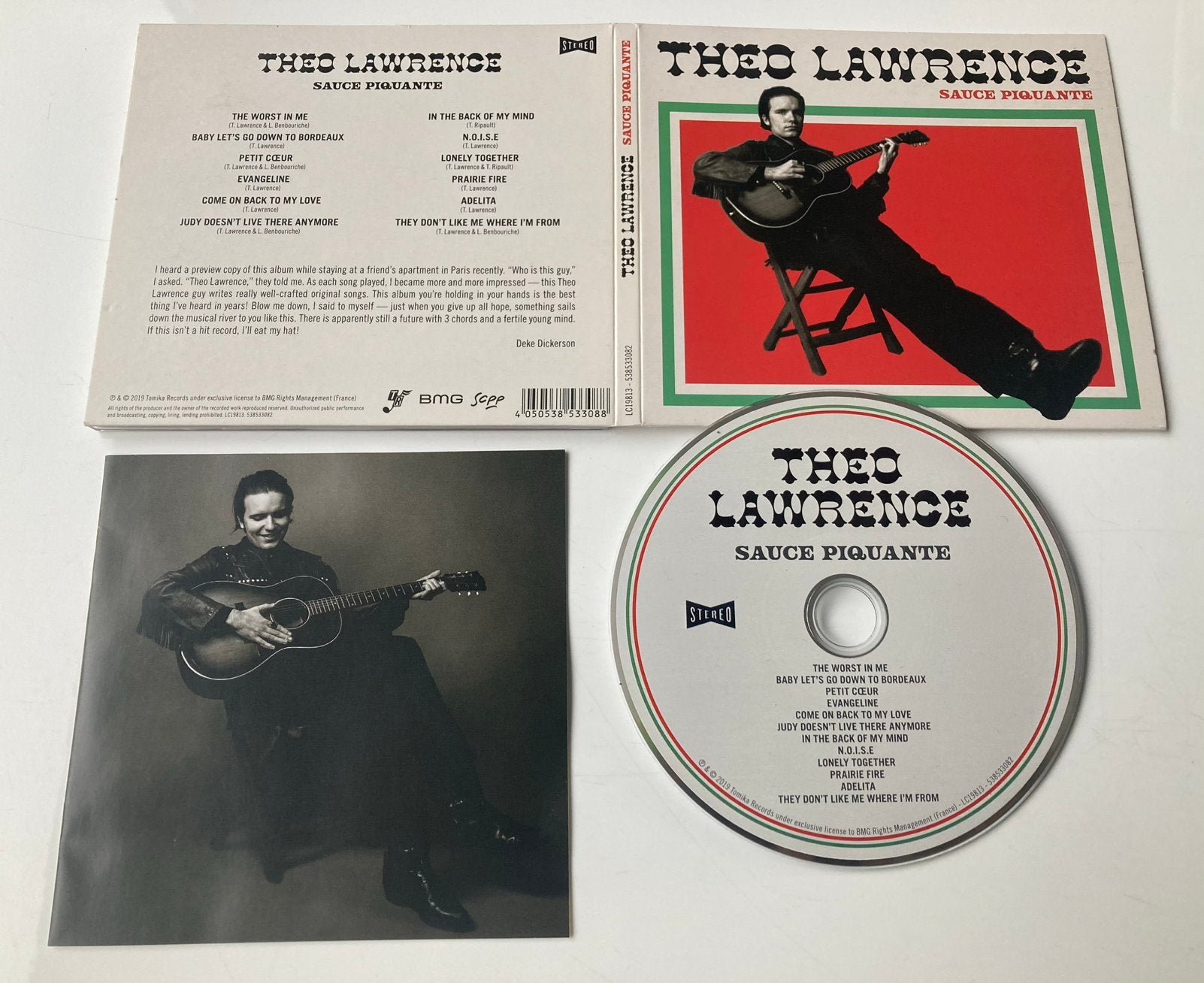 Theo Lawrence - Sauce piquante (digipak), Ophalen of Verzenden, Zo goed als nieuw, Poprock