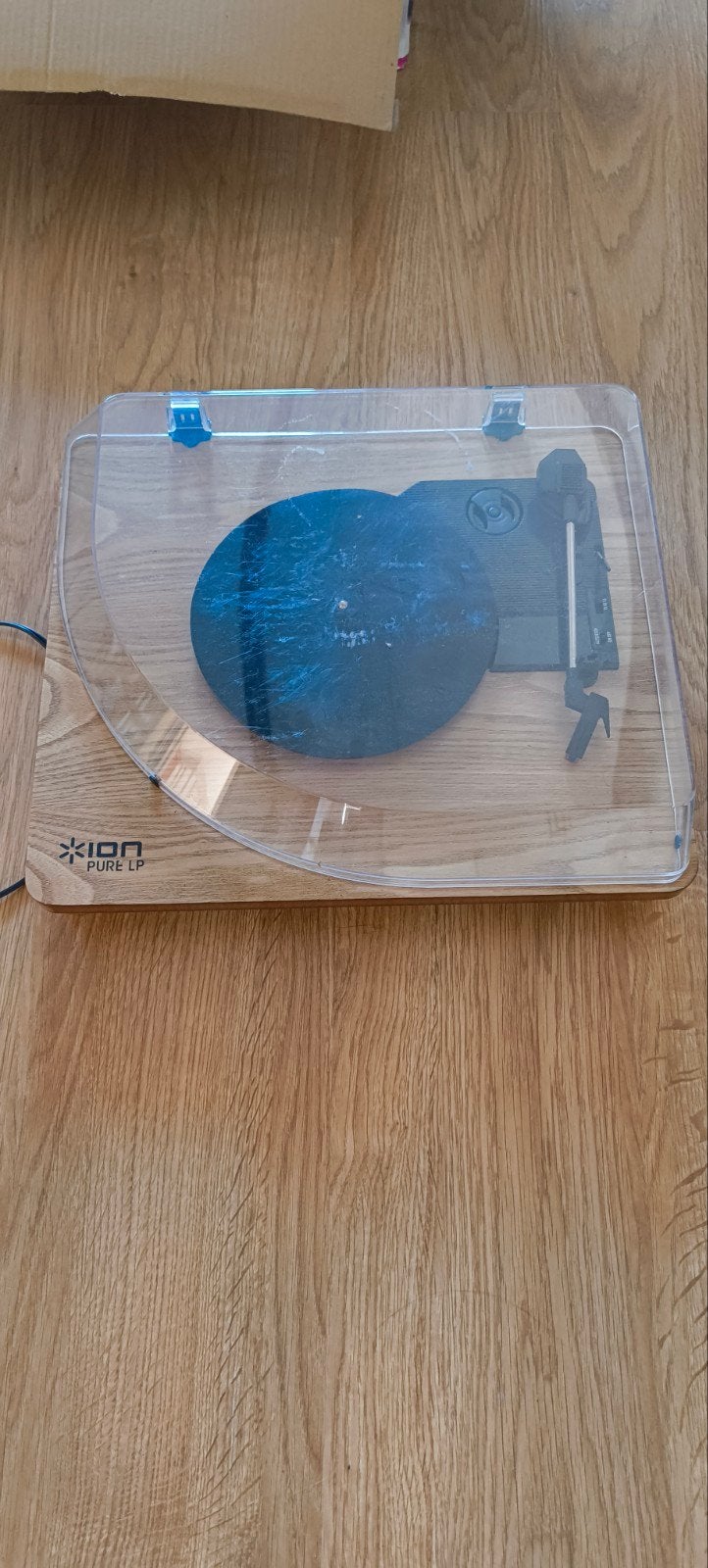 ION Pure LP USB Platenspeler - Houten Look, Overige merken, Ophalen of Verzenden, Zo goed als nieuw, USB-aansluiting