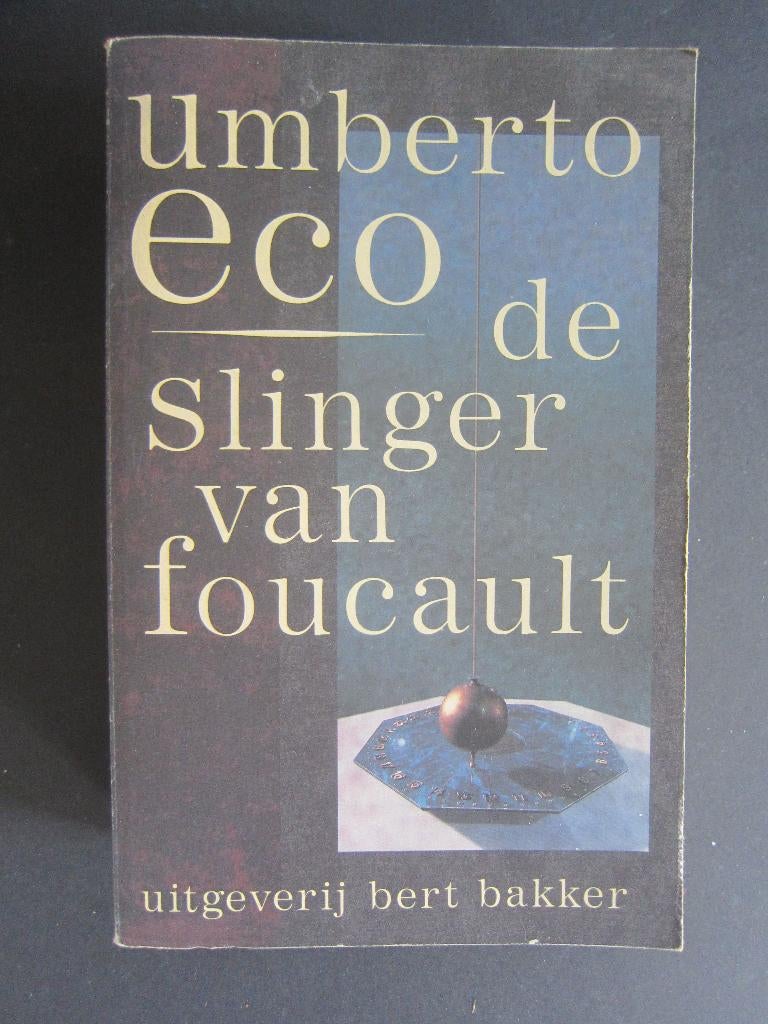 Umberto Eco de slinger van Focault en nog een VARIA boeken, Boeken, Ophalen of Verzenden, Zo goed als nieuw, Diverse auteurs, Europa overig