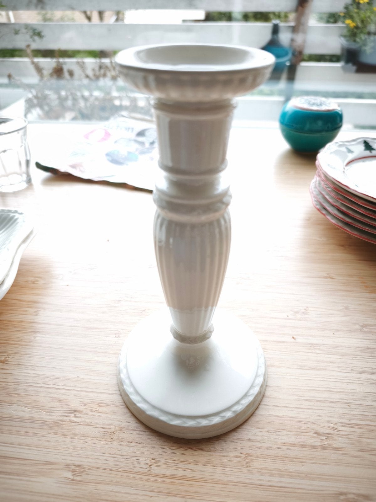 Wedgwood Etruria Barlaston Hoge Kandelaar, Ophalen of Verzenden