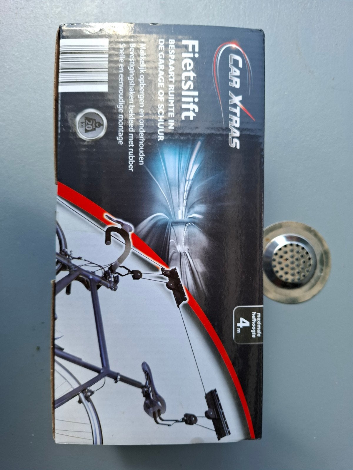 Car Xtras Fietslift - Ruimtebesparend voor Garage/Schuur, Ophalen, Nieuw, Car Xtras