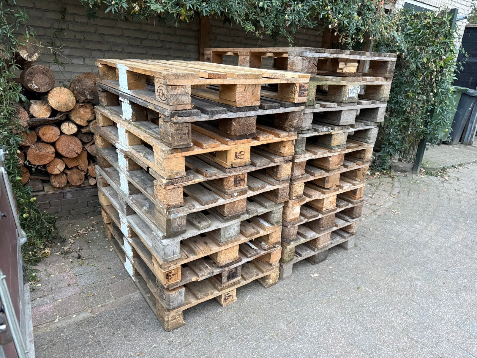 Europallets euro pallets 19 stuks, Ophalen, Zo goed als nieuw, 50 mm of meer, Pallet