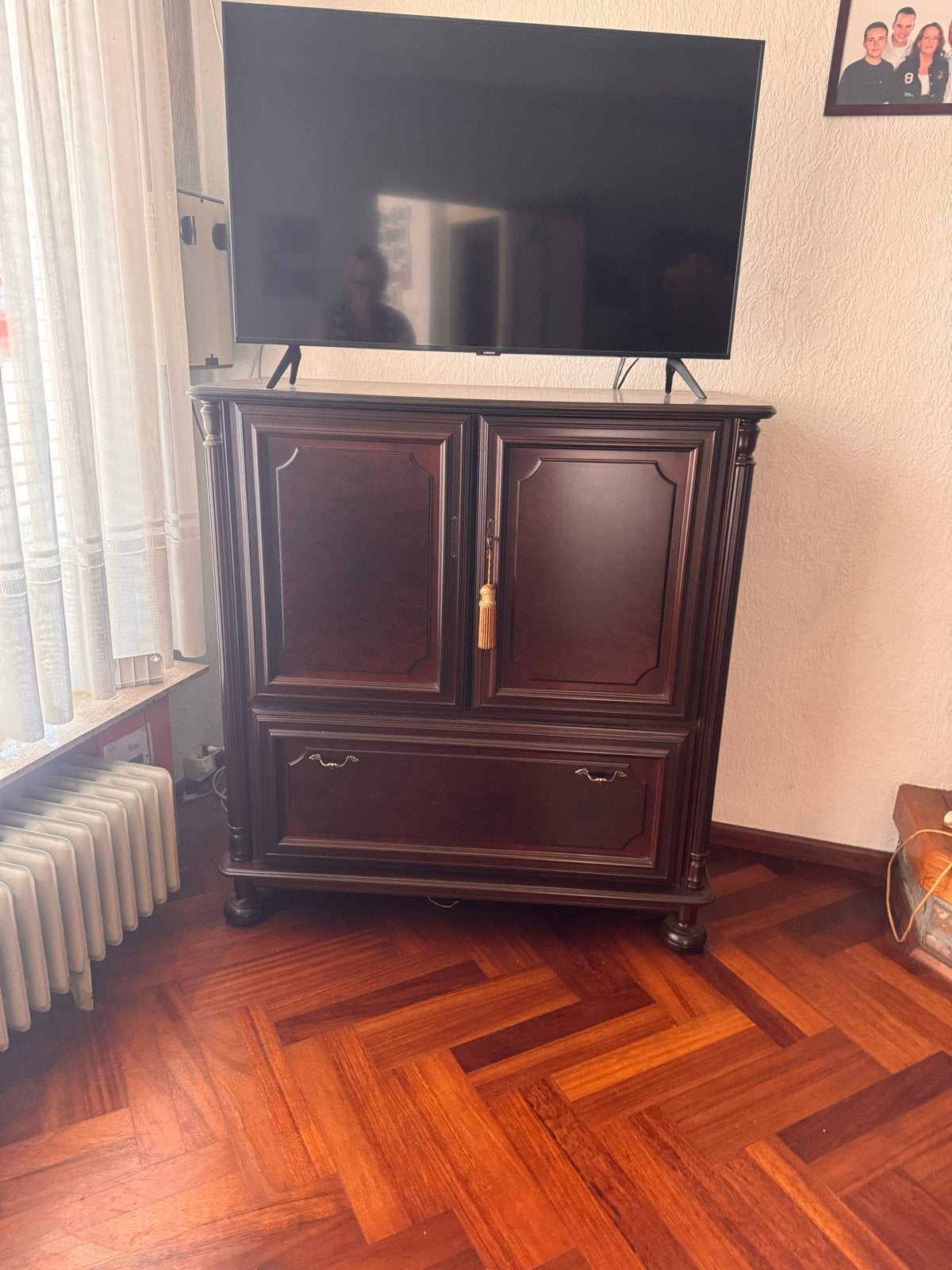 Mooie TV-kast met opbergruimte - Klassiek design, Ophalen, Gebruikt, 100 tot 150 cm, 50 tot 100 cm