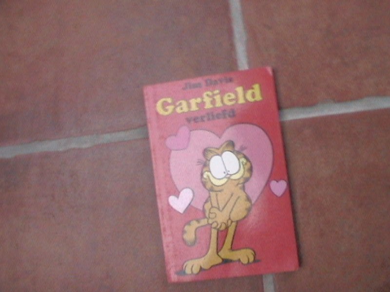 garfield extra pocket garfield verliefd jim davis uit 1998, Eén stripboek, Ophalen of Verzenden, Zo goed als nieuw