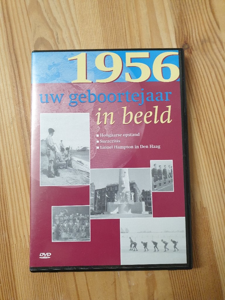 DVD - Uw geboortejaar in beeld 1956, Alle leeftijden, Ophalen of Verzenden, Gebruikt, Politiek of Geschiedenis