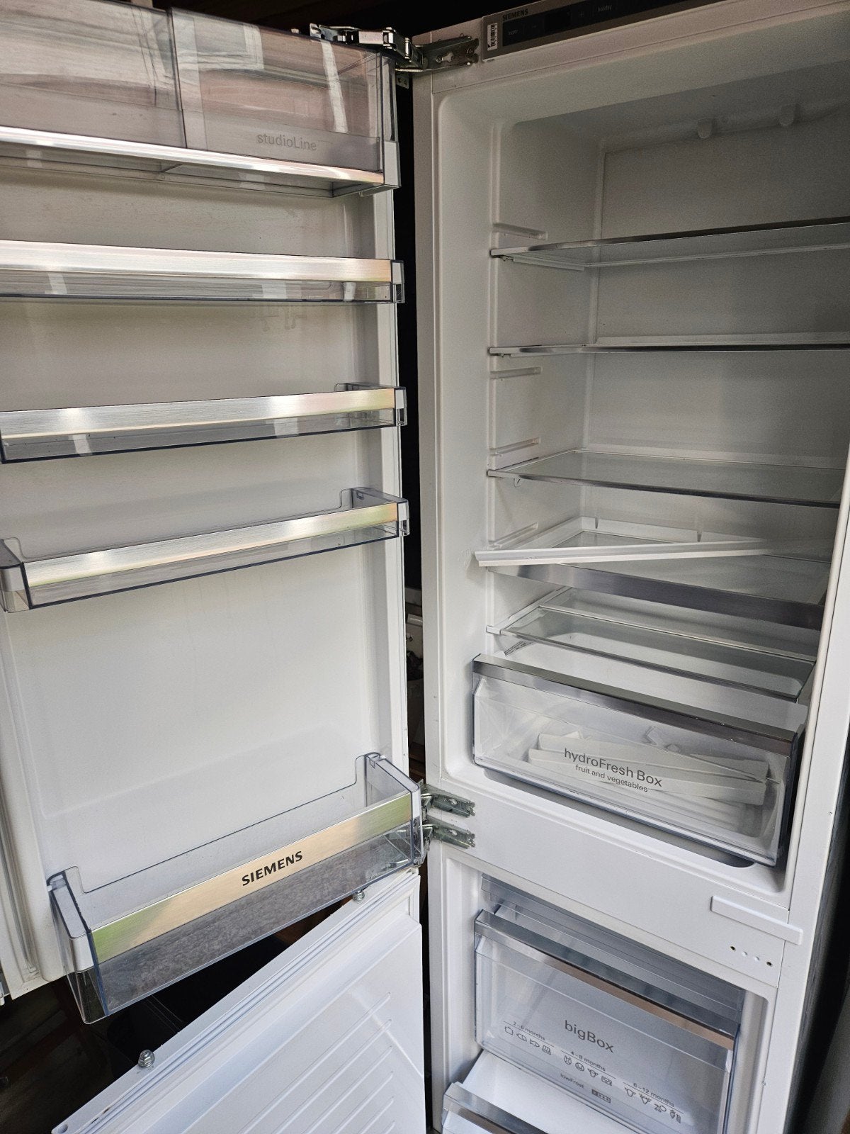 Siemens StudioLine Koel/vriescombinatie (inbouw), Witgoed en Apparatuur, Ophalen, Gebruikt, 200 liter of meer, 60 cm of meer