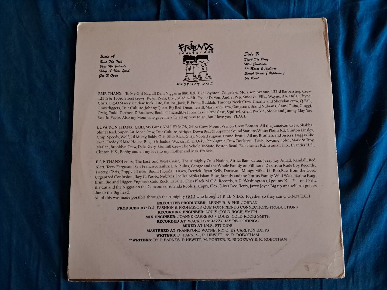 Strickly Roots - Begs No Friends LP (1993), Cd's en Dvd's, LP, Gebruikt, Verzenden, 12 inch