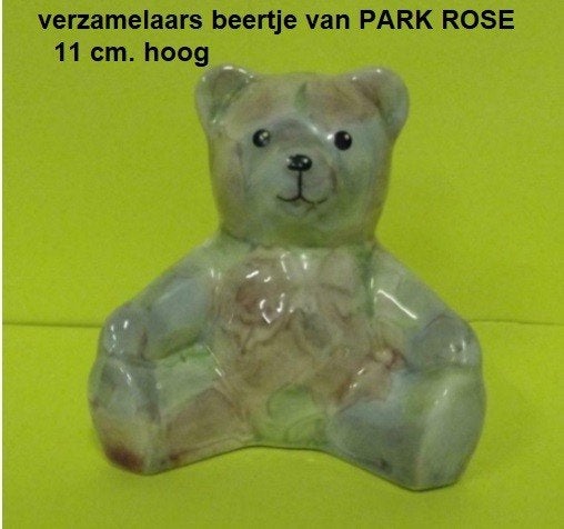 verzamelaars stukje, veelkeurige beertje Park Rose porselein, Ophalen of Verzenden, Zo goed als nieuw, Dier