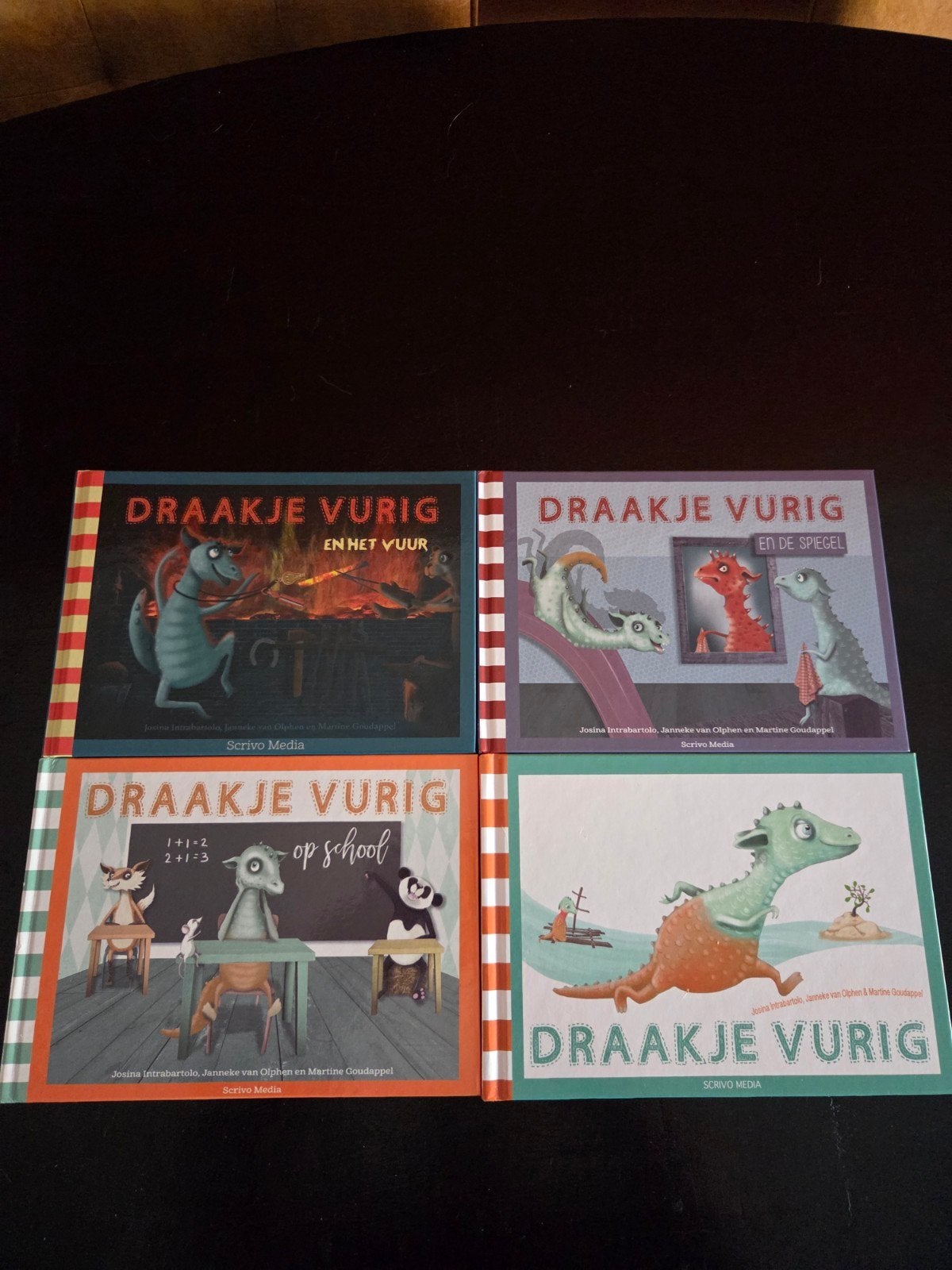 4x boeken - Draakje Vurig, Boeken, Ophalen of Verzenden, Zo goed als nieuw, 3 tot 4 jaar