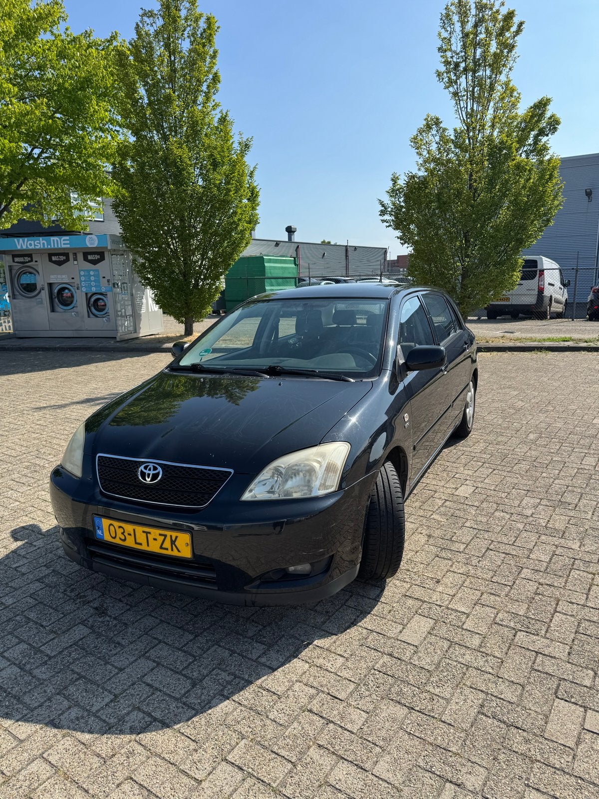 Toyota Corolla 1.6 Vvt-i 5DR Linea SOL 2003 Zwart, Auto's, Toyota, Voorwielaandrijving, 450 kg, 4 cilinders, Corolla