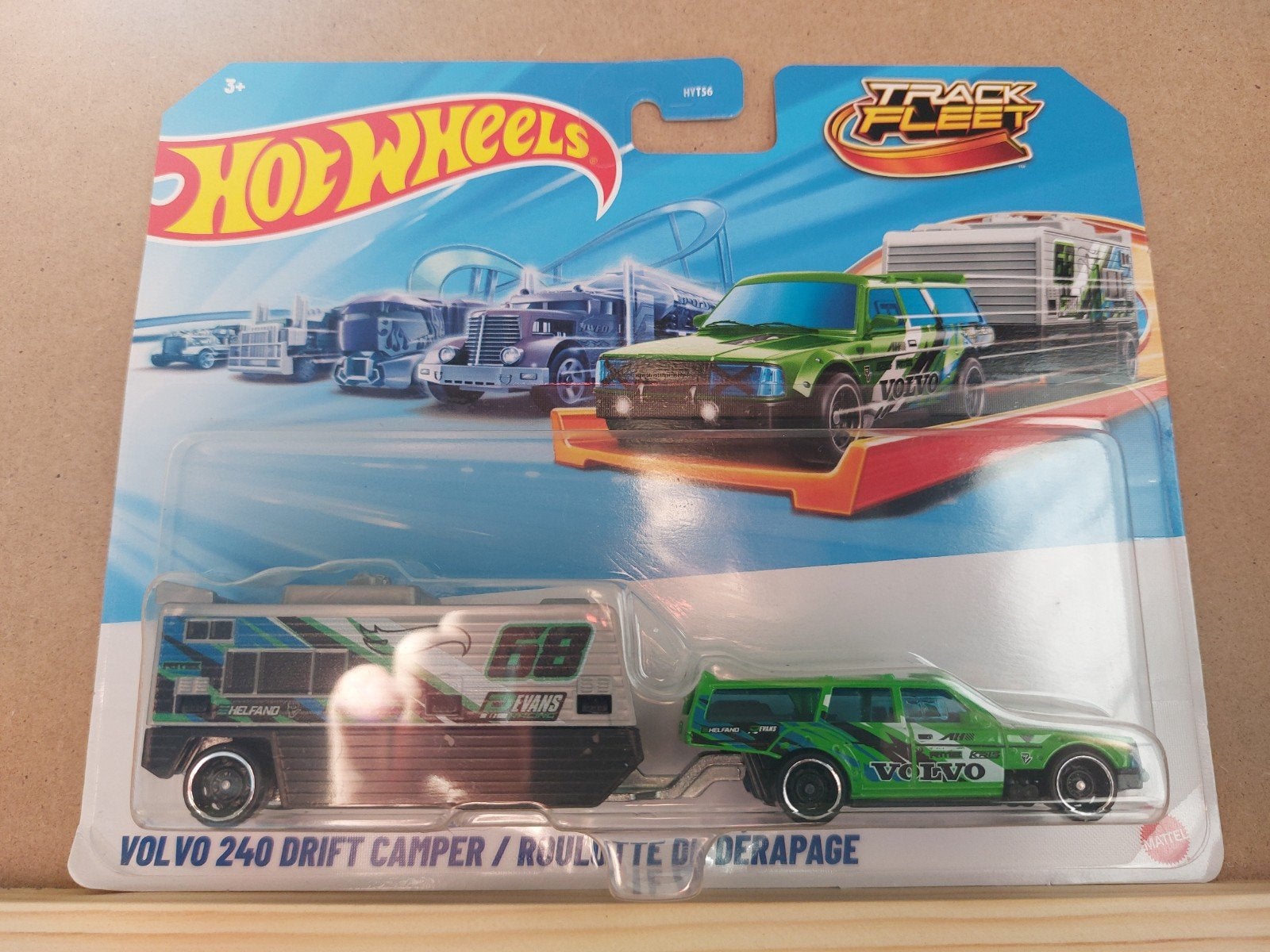 Hot Wheels Volvo 240 Drift Camper Track Fleet, Ophalen of Verzenden, Nieuw, Auto
