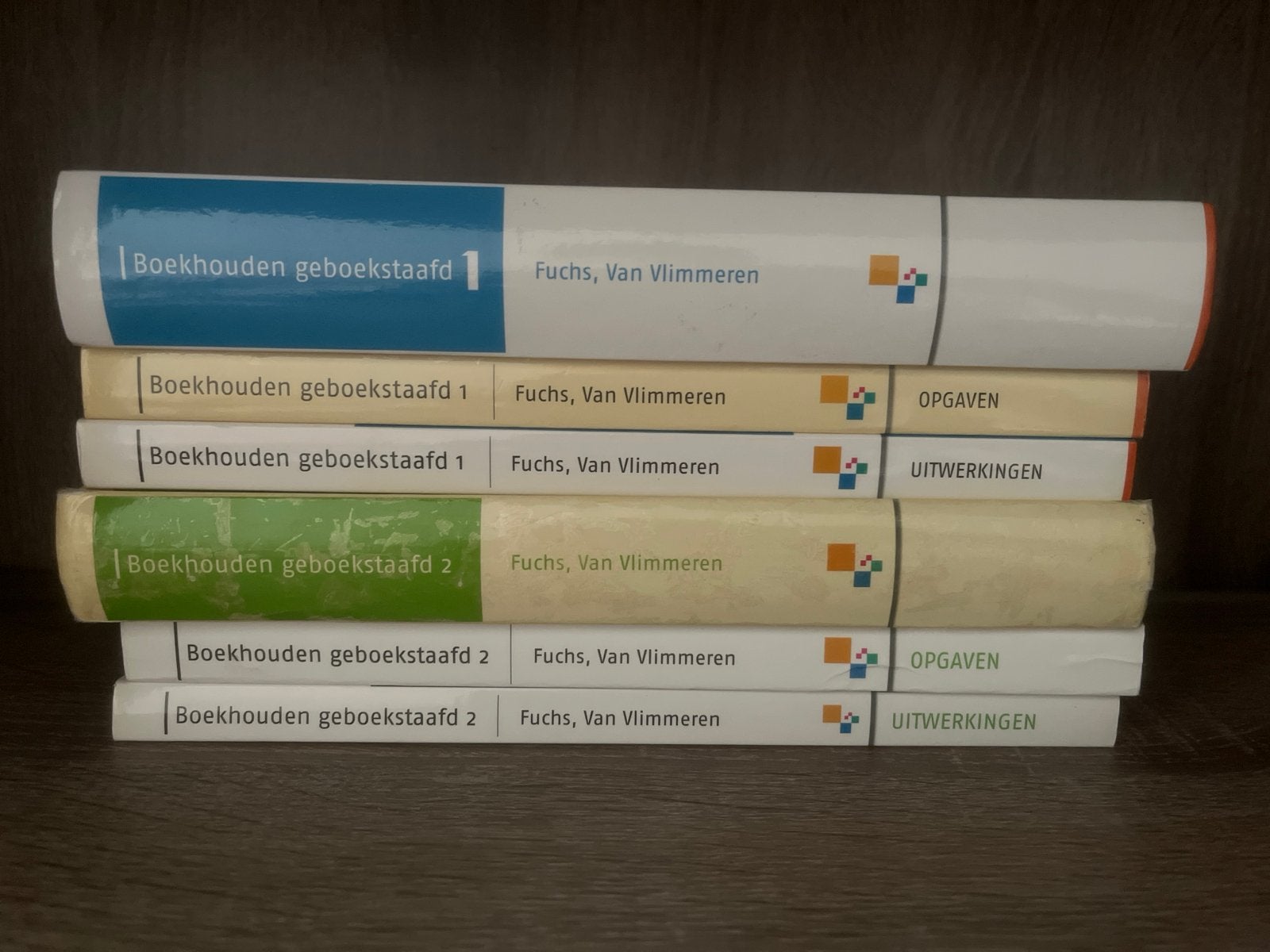 Boekhouden geboekstaafd 1 & 2 - Fuchs, Van Vlimmeren, Ophalen of Verzenden, Gamma, Gelezen, HBO