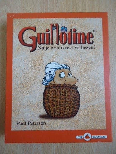 Guillotine, Nu je hoofd niet verliezen! kaartspel, zgan, Vijf spelers of meer, Ophalen of Verzenden, Zo goed als nieuw, PS Games