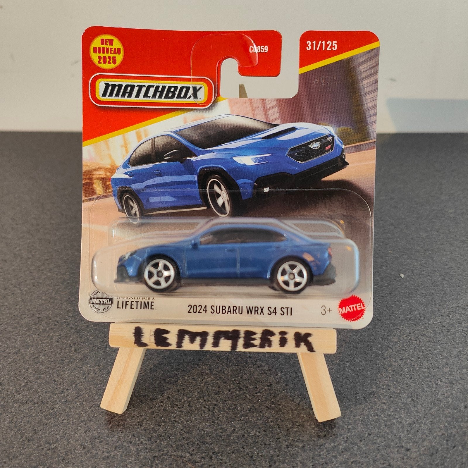 Matchbox 2024 Subaru WRX S4 STI - Nieuw in verpakking, Ophalen of Verzenden, Nieuw, Auto