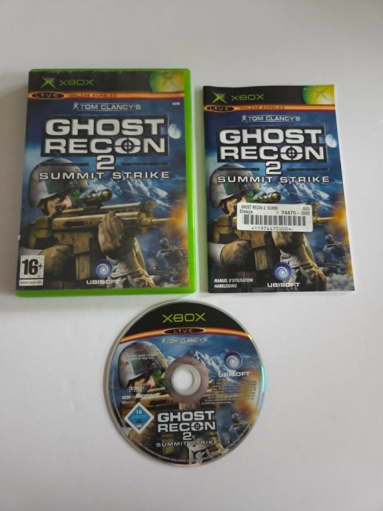 Xbox Original - Ghost Recon 2 Summer Strike - 10518, Shooter, 1 speler, Ophalen of Verzenden, Zo goed als nieuw