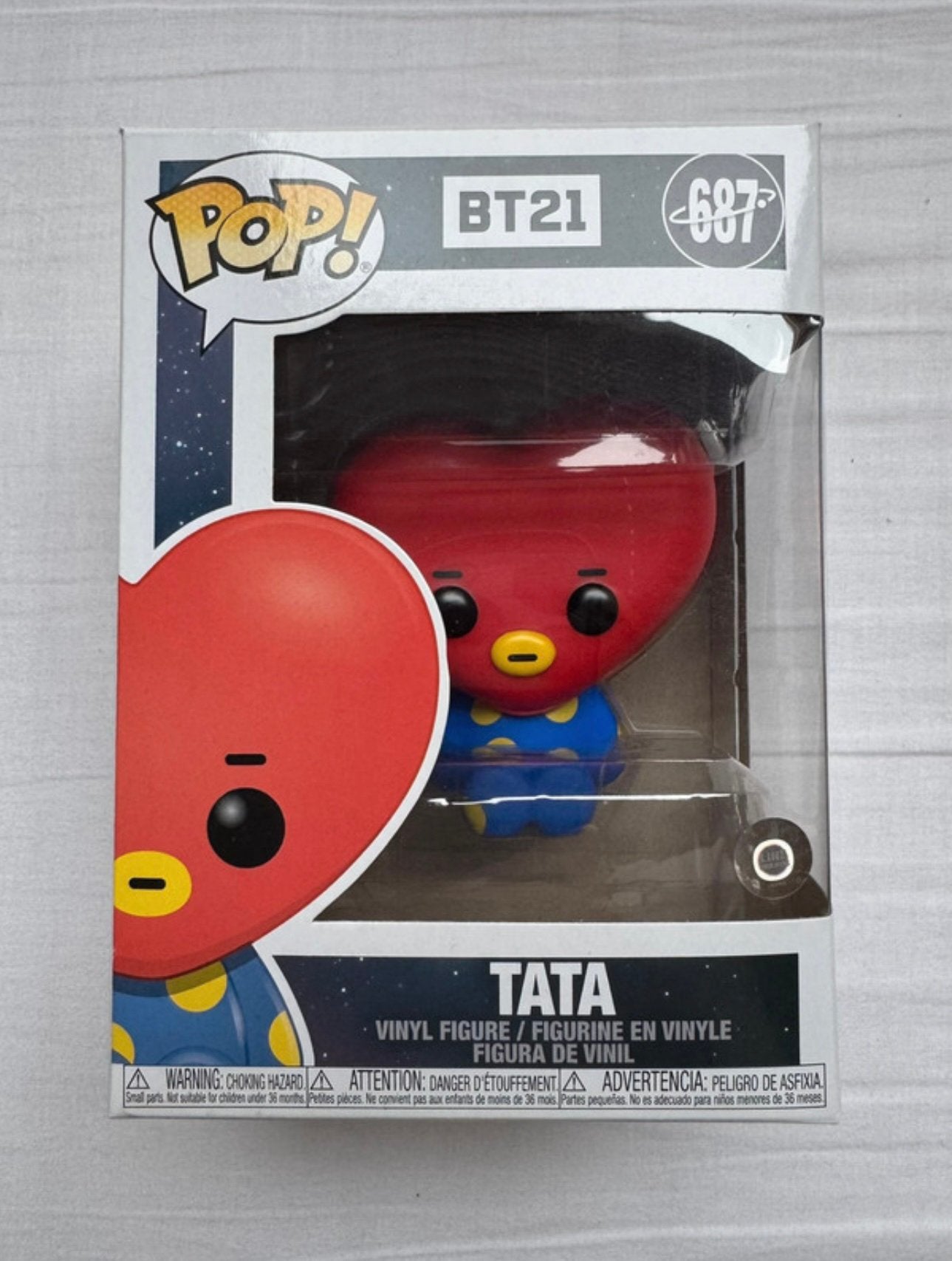 Funko pop BT21 Tata #687, Ophalen of Verzenden, Zo goed als nieuw