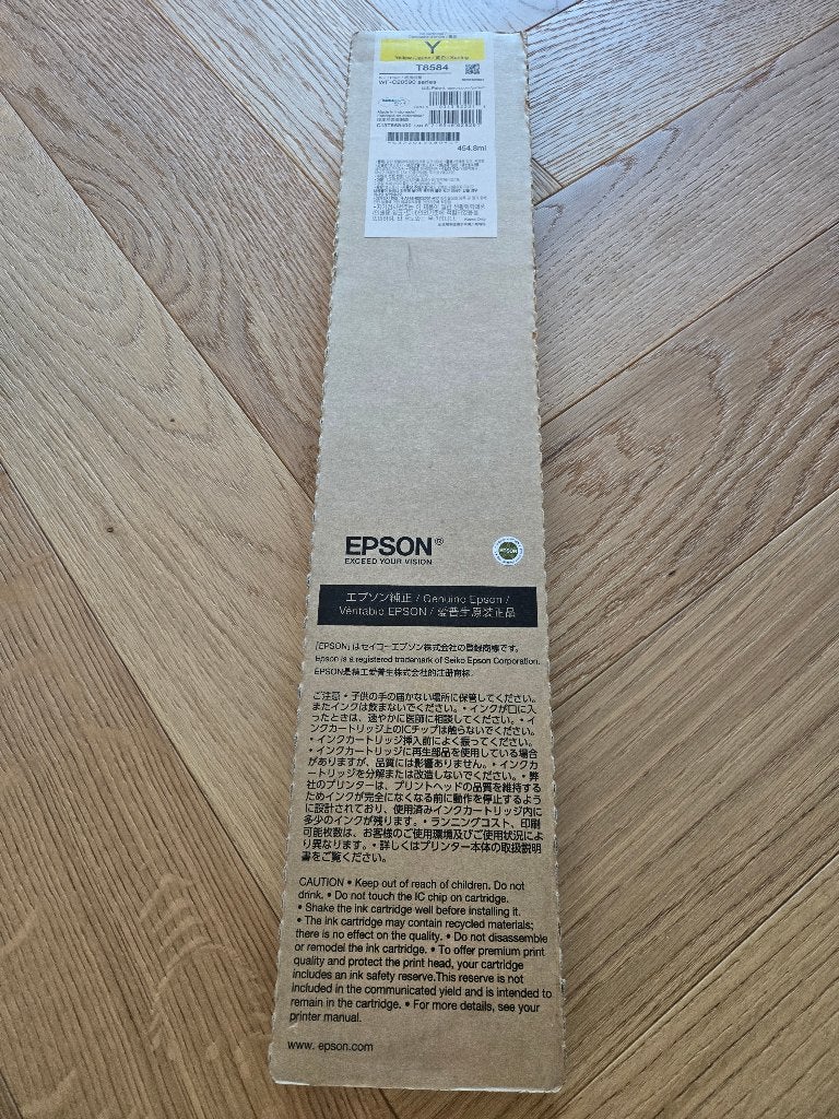 Epson WF C20590 toner T8584 Geel (origineel), Ophalen of Verzenden, Nieuw, Toner, Epson