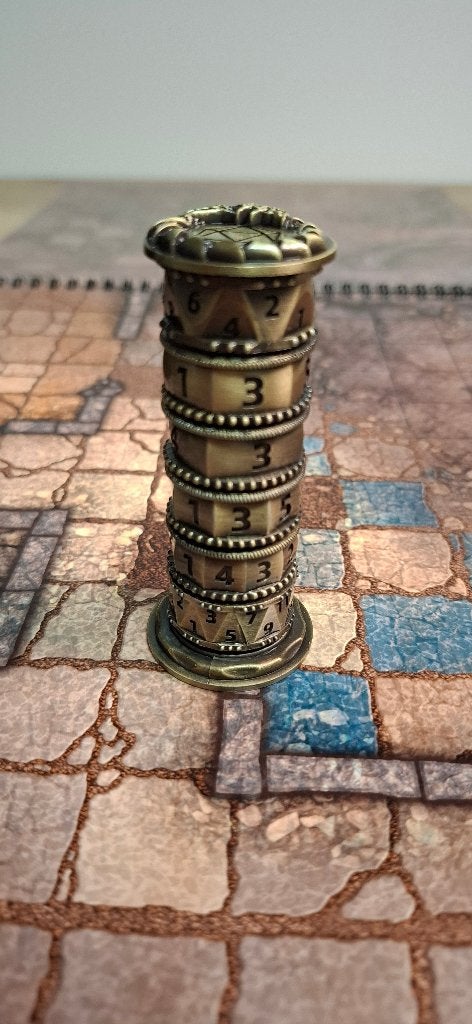 Metalen D&D Spinner Dice Tower Set Antique Bronze (met doos), Onbekend, Ophalen of Verzenden, Onbekend, Onbekend
