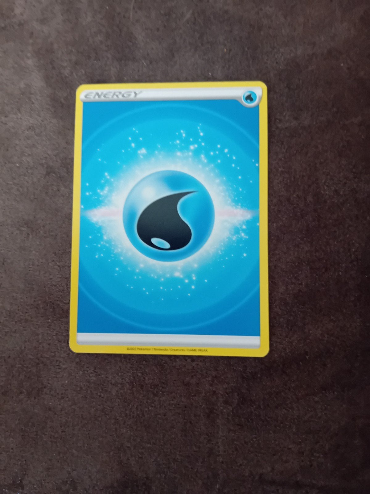 Pokemon Water Energy Kaart - Zo goed als nieuw, Ophalen of Verzenden, Zo goed als nieuw, Losse kaart, Foil