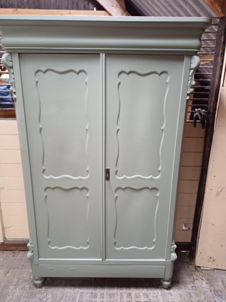Antiek Brocante grenen Biedermeier meidenkast., Antiek en Kunst, Antiek | Meubels | Kasten, Ophalen