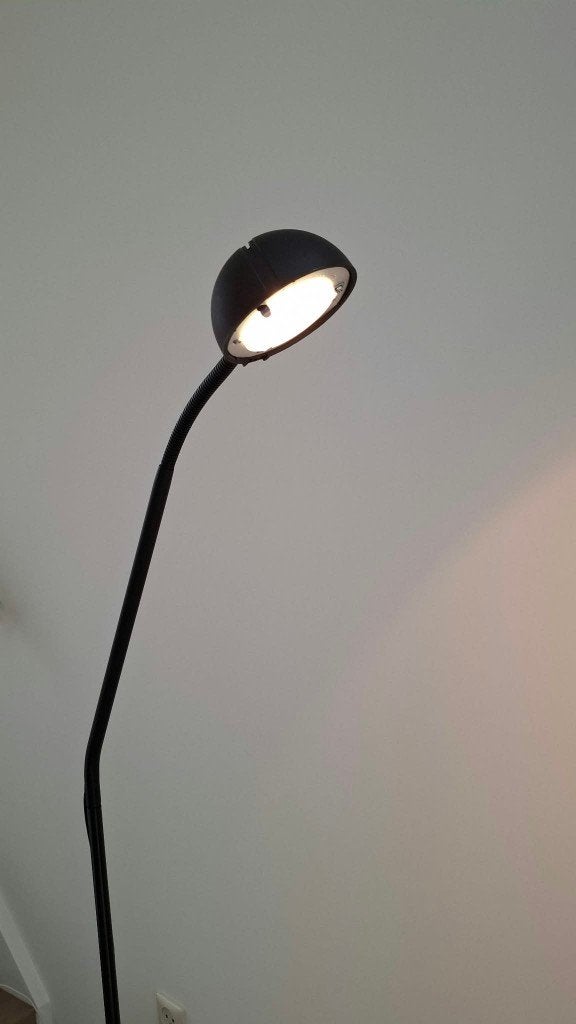Leeslamp Zwart Halogeen, Huis en Inrichting, Ophalen, Zo goed als nieuw, G4, Metaal