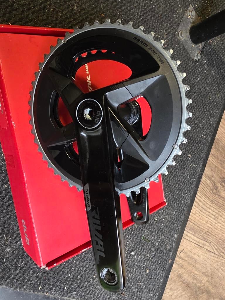Sram rival 2x12 speed 172,5 crankstel dub, Overige merken, Carbon, 49 tot 53 cm, Ophalen of Verzenden