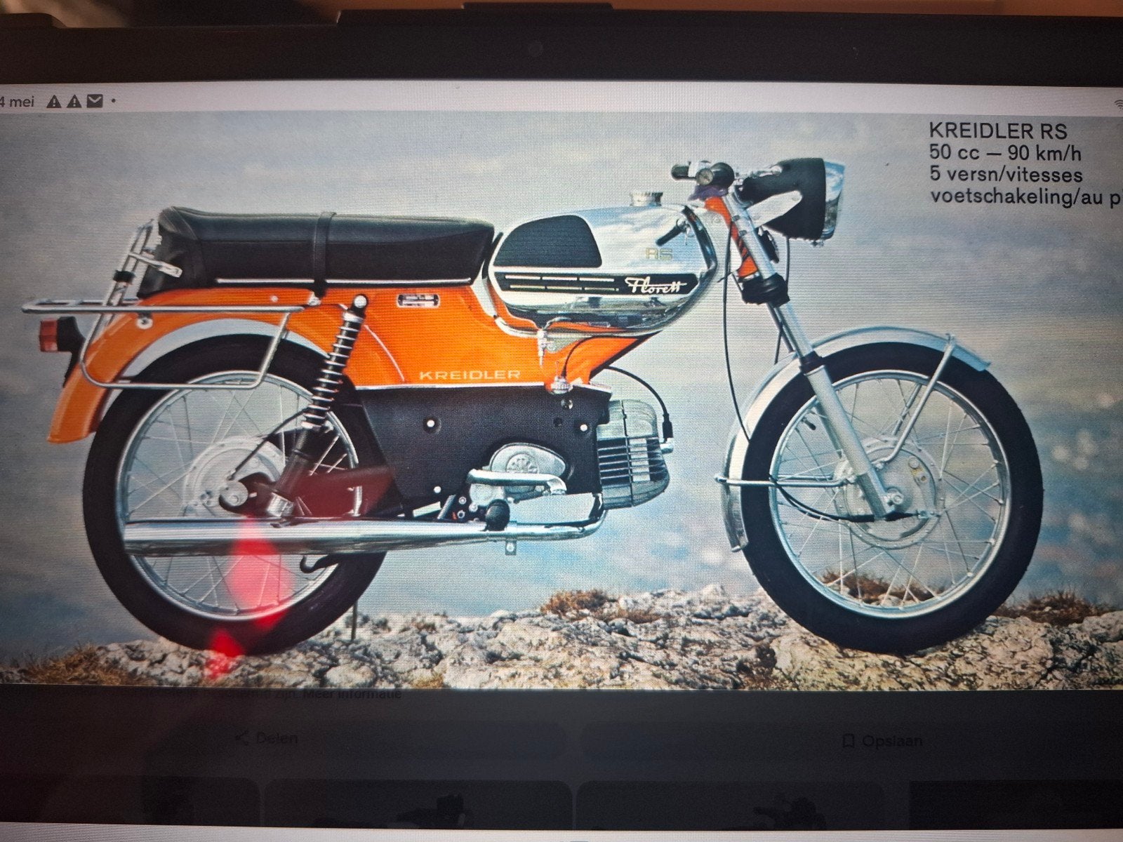 ²Kreidler rs. Of mustang gevraagd, Fietsen en Brommers, Ophalen of Verzenden, Florett RS