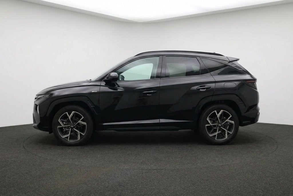 Hyundai Tucson 1.6 T-GDI N Line Sky 4WD 285pk l Pano l Camer, Auto's, Hyundai, Automaat, Gebruikt, 285 pk, Zwart