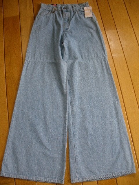 DOUBLE SIX spijkerbroek hele wijde pijpen maat 176 - nieuw -, Blauw, Nieuw, Ophalen of Verzenden, W27 (confectie 34) of kleiner