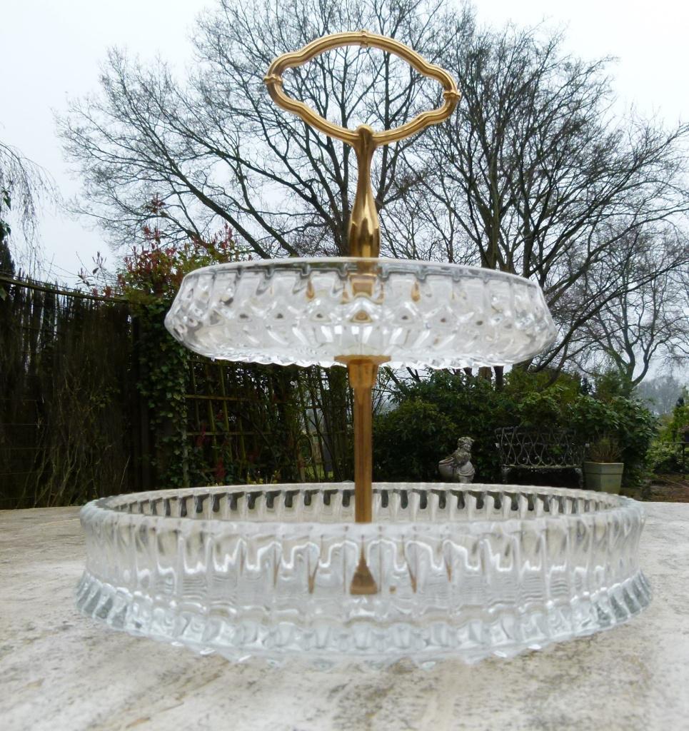Prachtige Walther Glass - Etagère Cake Stand, Antiek en Kunst, Antiek | Glas en Kristal, Ophalen of Verzenden