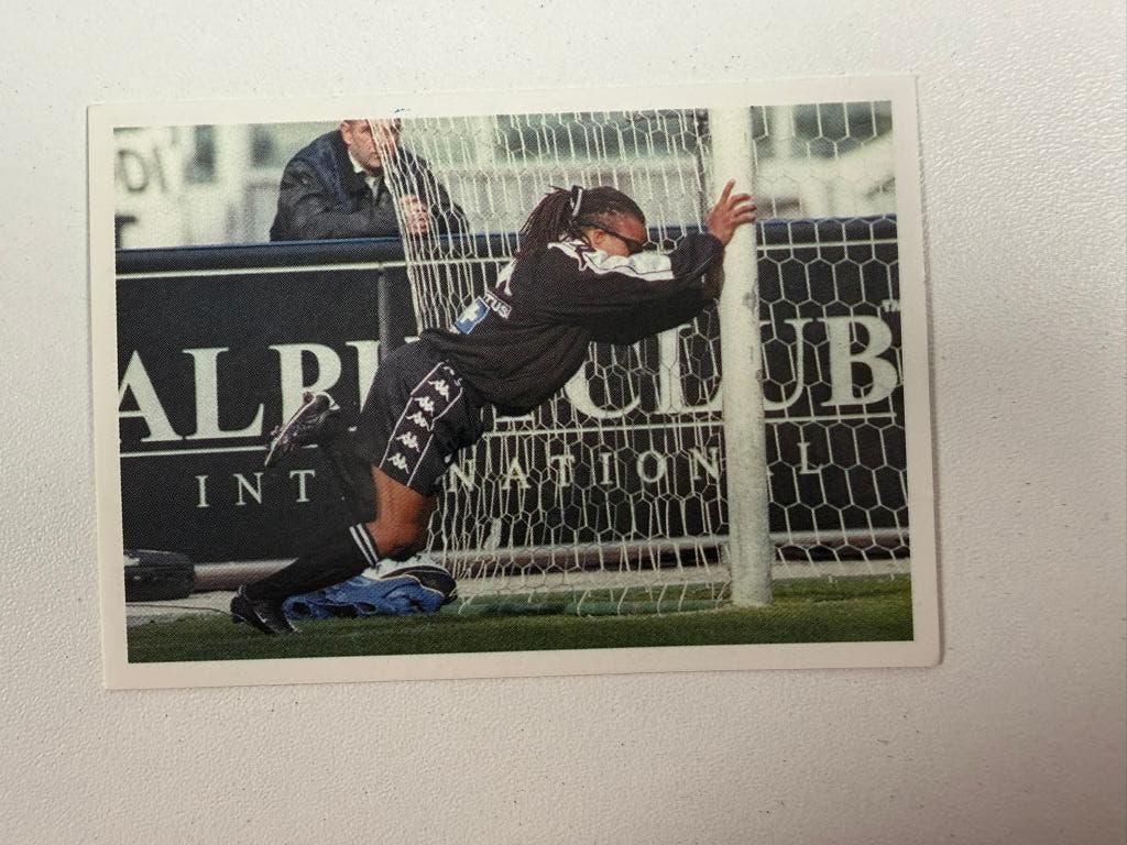 71 Edgar Davids Sticker Panini Juventus 2000, Ophalen of Verzenden, Nieuw, Buitenlandse clubs, Poster, Plaatje of Sticker