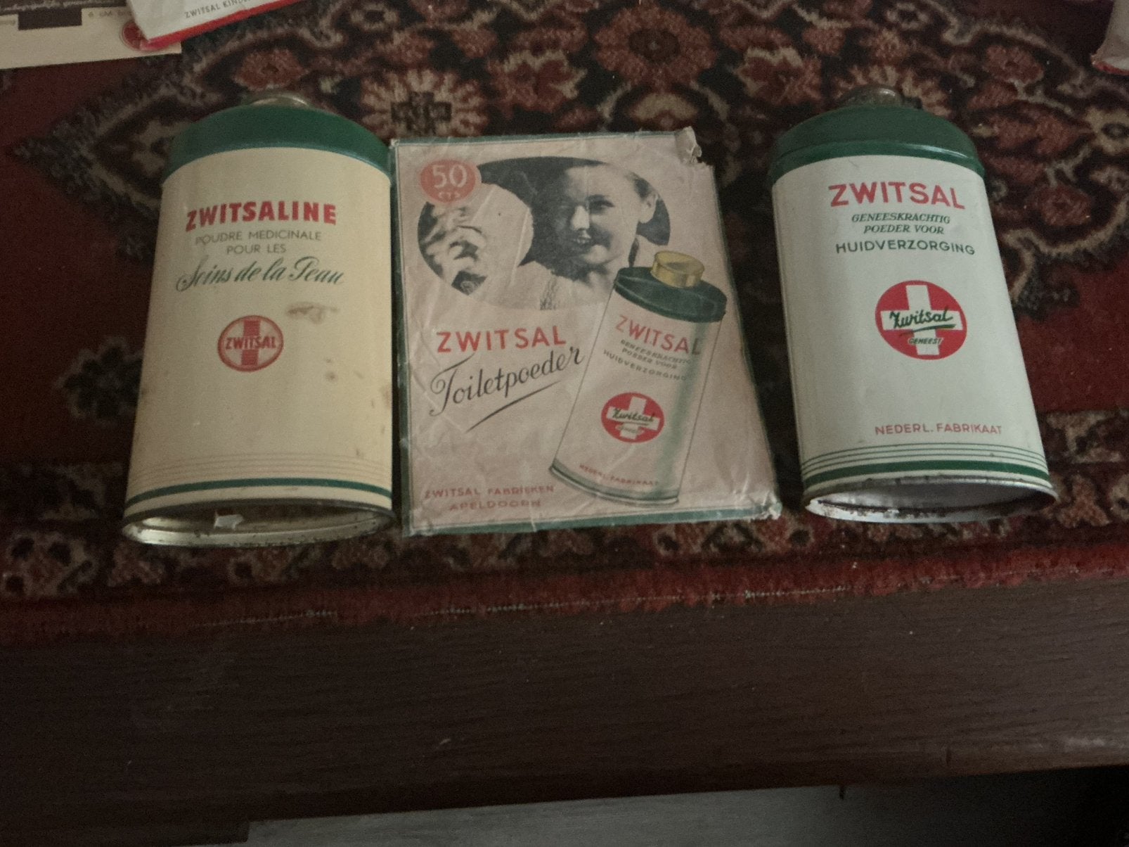 2 Zwitsaline en zakje, Ophalen of Verzenden, Gebruikt, Verpakking