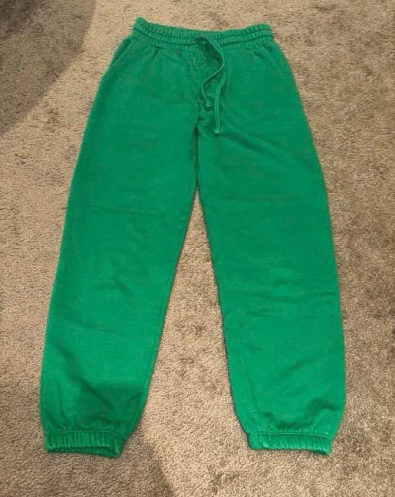 Groene Zara Joggingbroek Maat S, Kleding | Dames, Ophalen of Verzenden, Gedragen, Maat 36 (S), Groen