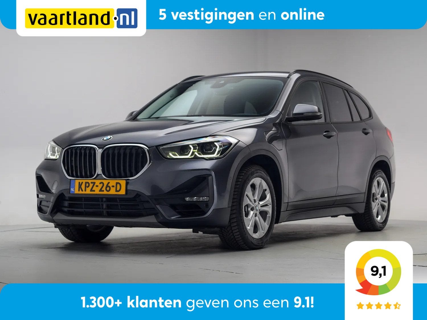 BMW X1 xDrive 25e Executive Aut. [ LED Trekhaak Navi prof. ], Gebruikt, 750 kg, 59 km/l, Bedrijf